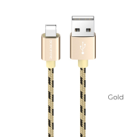 BOROFONE USB кабель 8-pin BX24 2.4A, 1 метр (золото) 5346